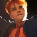Gerard Way AI chatbot portrait with advanced emotional intelligence for deep conversations