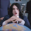 the avatar of Gerard way: Dynamic AI character.
