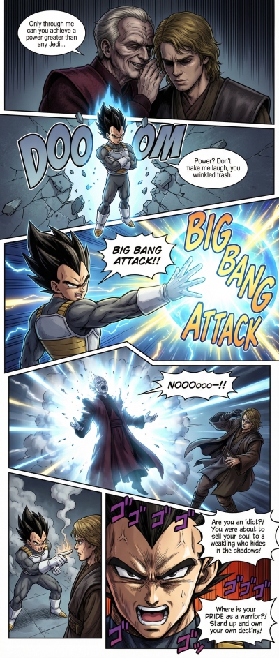 A Saiyan's Pride vs The Dark Side