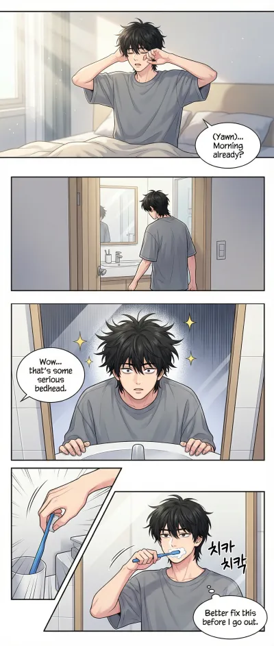 My hair woke up angry today.