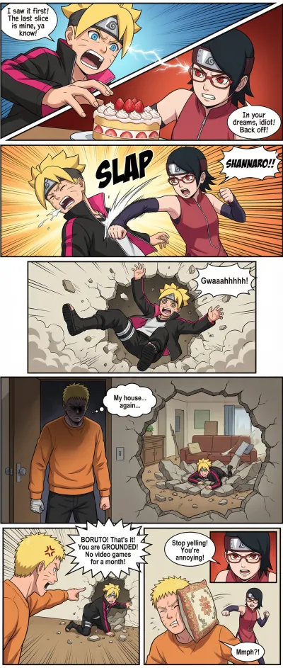 Sarada's Punch Is NO JOKE!