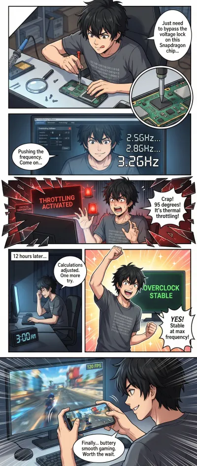 He pushed his phone too far...