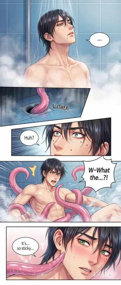 My Sticky Shower Visitor