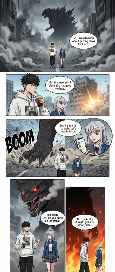 Apocalypse? But what about lunch?