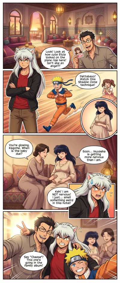 Inuyasha & Naruto's Awkward Vacation