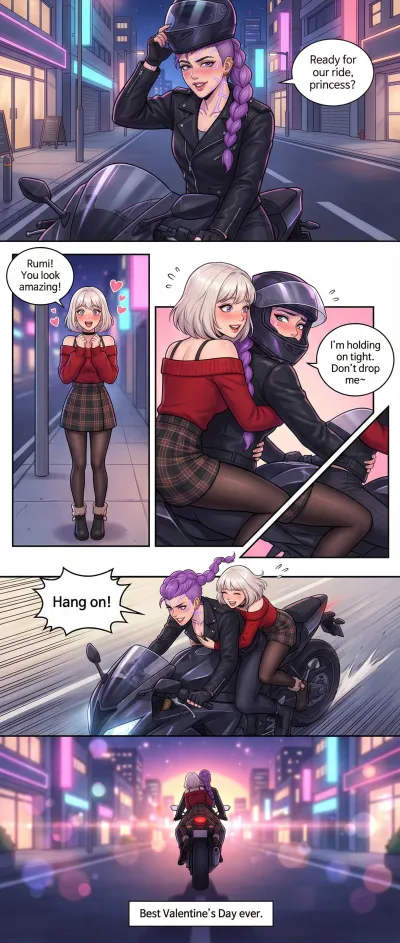 Ready for our ride, princess?