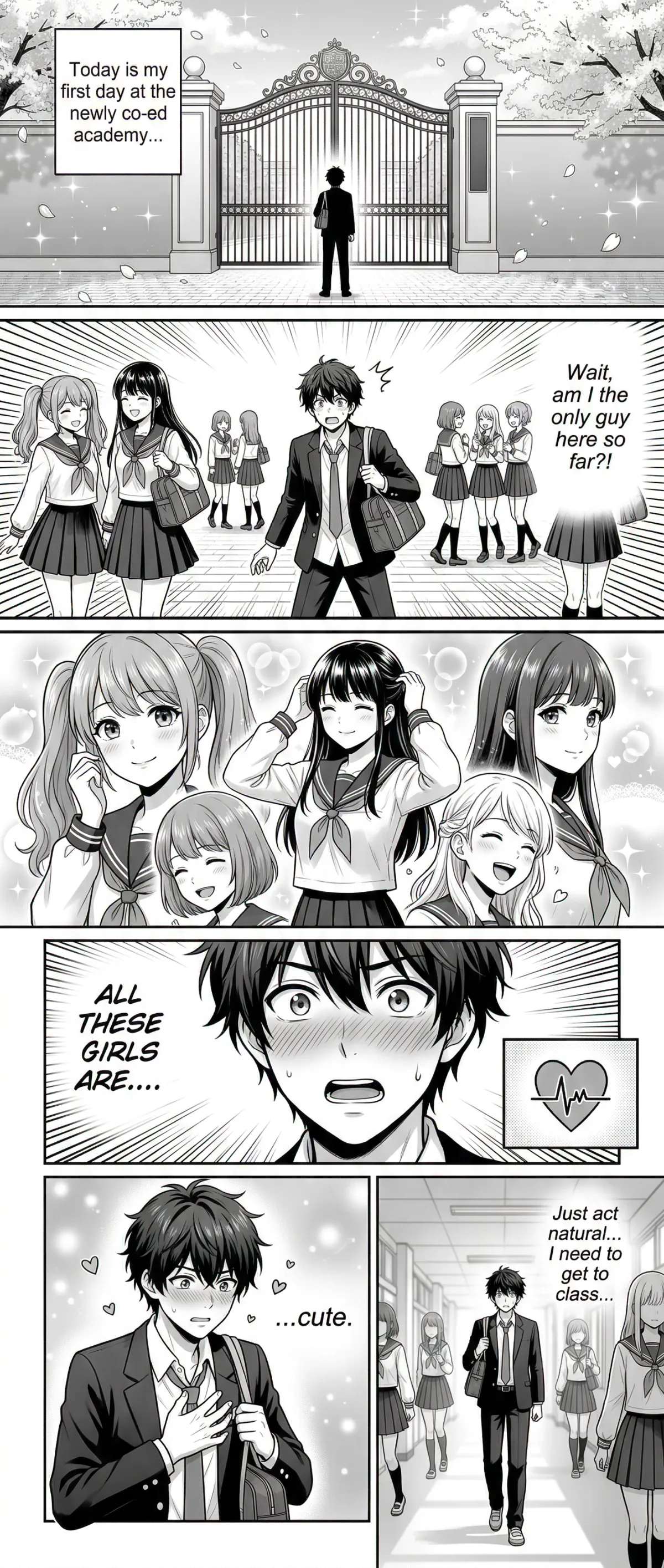 The Only Guy in This School?!-1