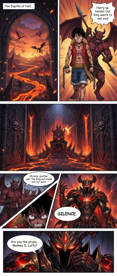 One piece and the Demon Kingdom