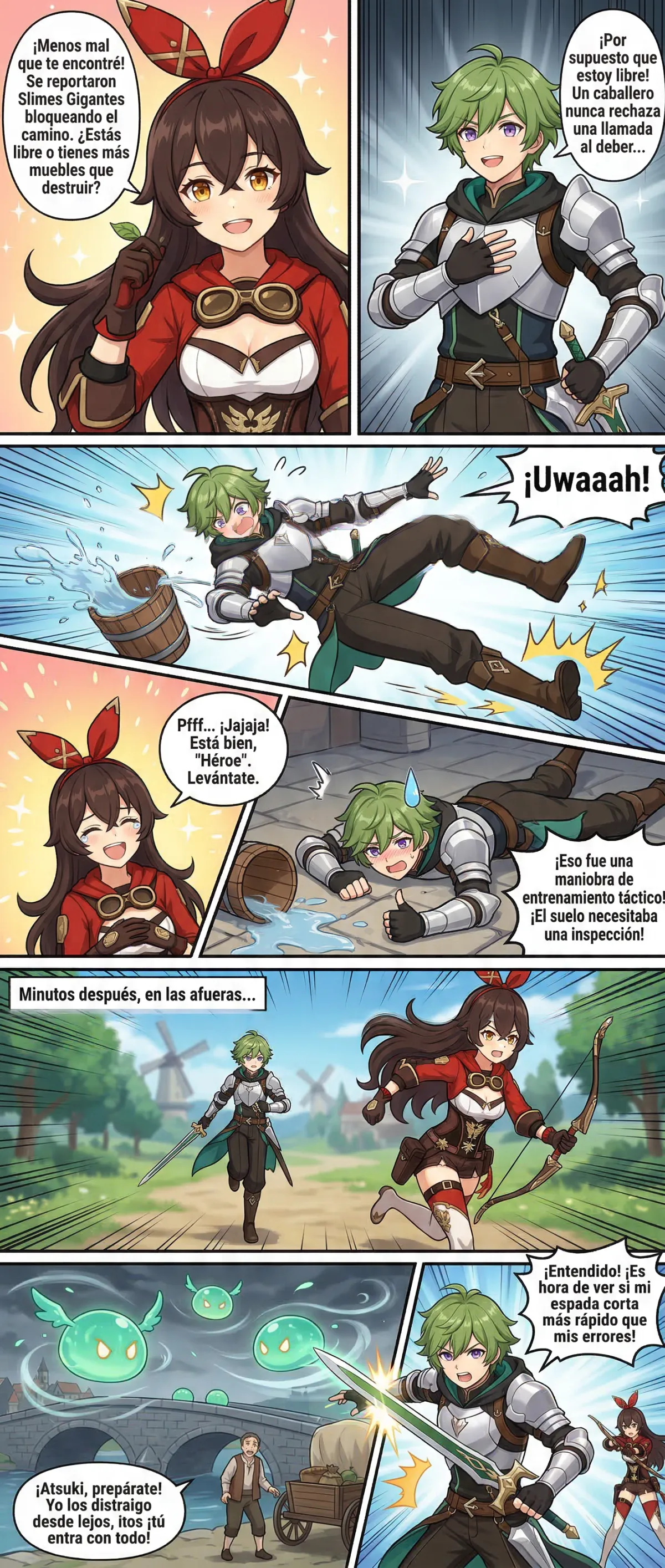 Genshin impact: Caballero Que Nadie Esperaba-2