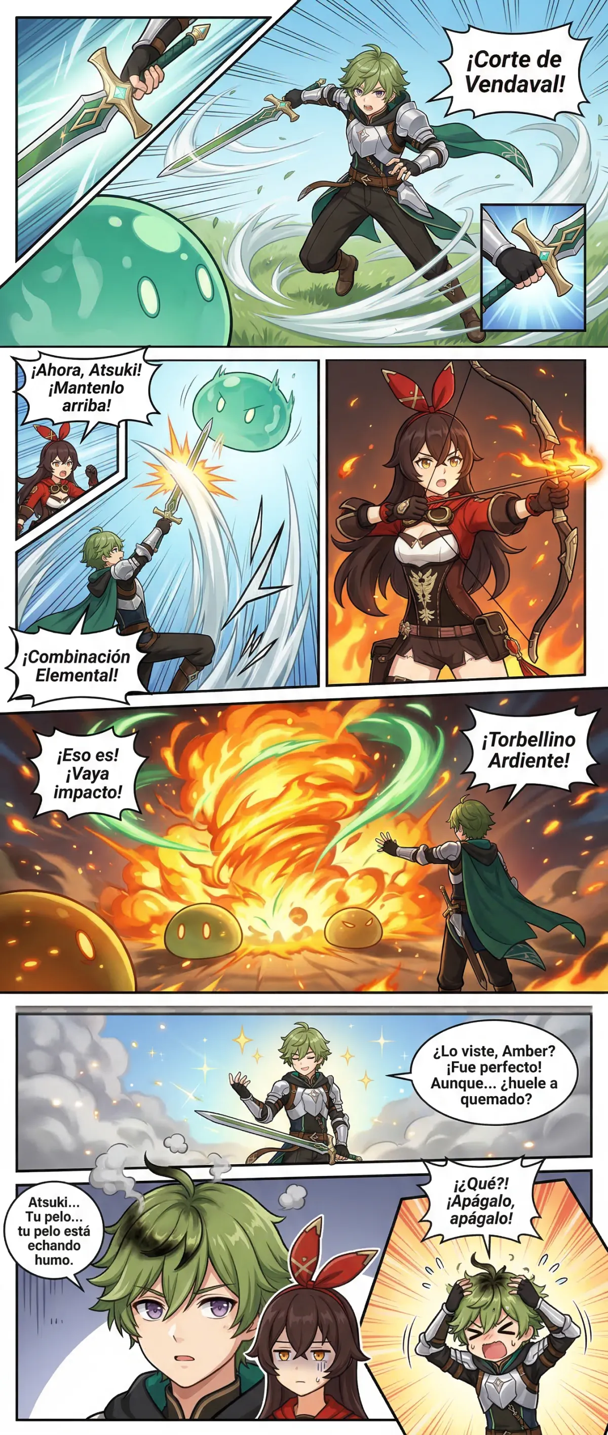 Genshin impact: Caballero Que Nadie Esperaba-3