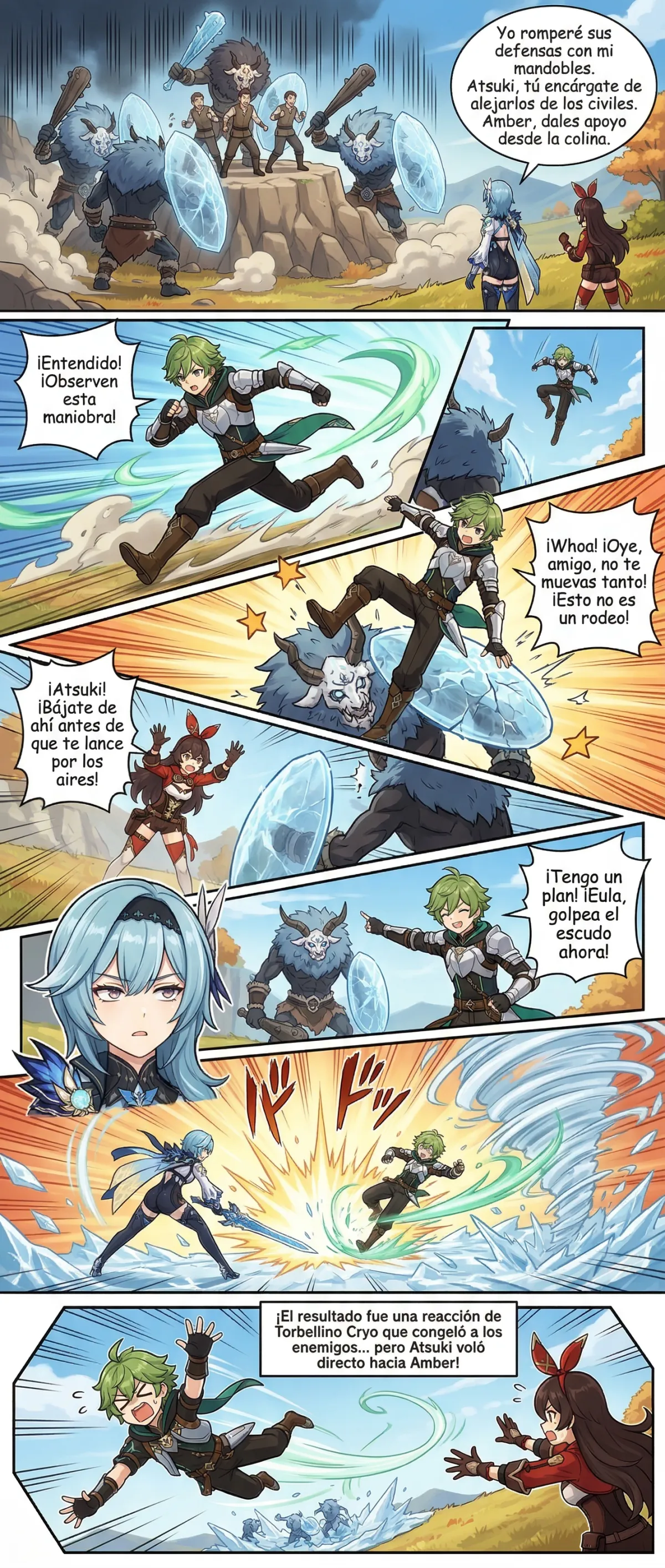 Genshin impact: Caballero Que Nadie Esperaba-14