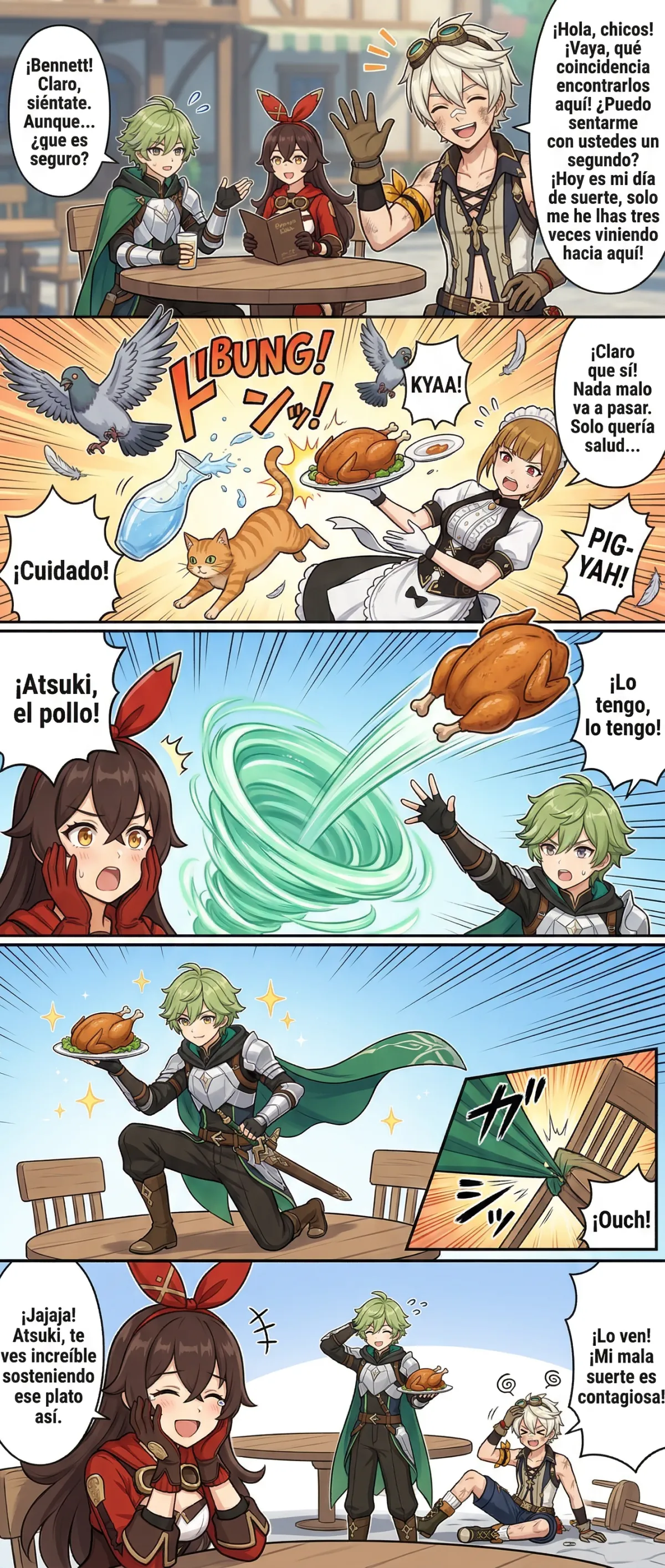 Genshin impact: Caballero Que Nadie Esperaba-10