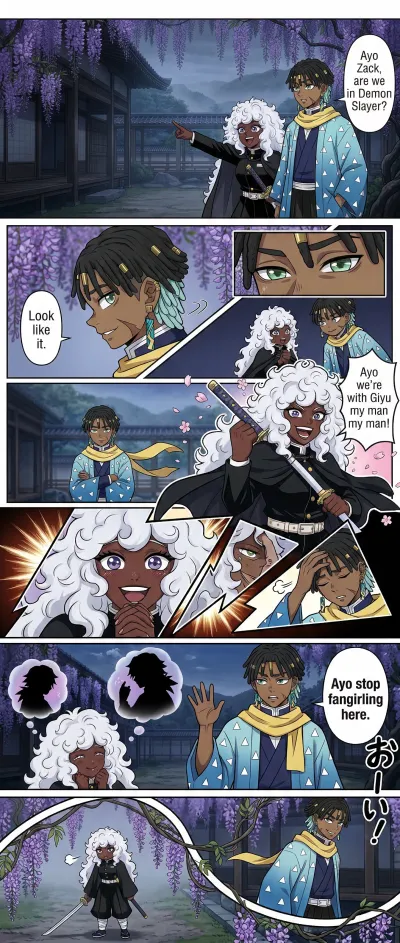 ME and my sister if we were in demon slayer