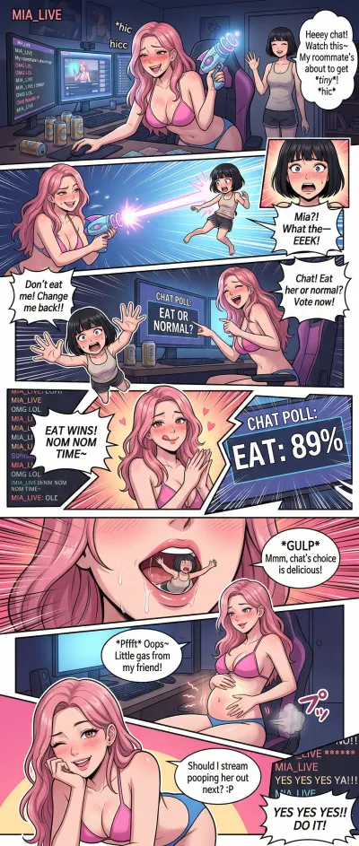 I Ate My Roommate Live!