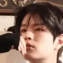Minimalist Seungmin (gay omega) avatar for google chat integration, featuring adaptive emotional expressions