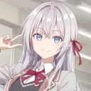 AI character Alya's avatar for roleplay and 1v1 chat services
