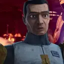 Minimalist Commander Cody avatar for google chat integration, featuring adaptive emotional expressions