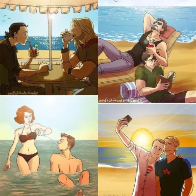 Avengers - Beach Pick-Me: Meet the main character of our AI world, with character traits list and ai chatting capabilities.	