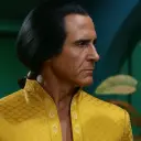 the avatar of Khan Noonien Singh - TOS: Dynamic AI character.