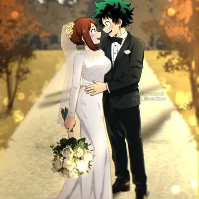 Boda de Izuku y Uraraka: Participa en una conversación de IA con este encantador personaje de IA, que cuenta con capacidades de generación de almas e ifreechat para chatear gratis ahora.	