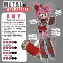 Metal Apocalypse AI chatbot portrait with advanced emotional intelligence for deep conversations