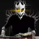 Avatar Shadow Guy minimalis untuk integrasi obrolan Google, menampilkan ekspresi emosional yang adaptif