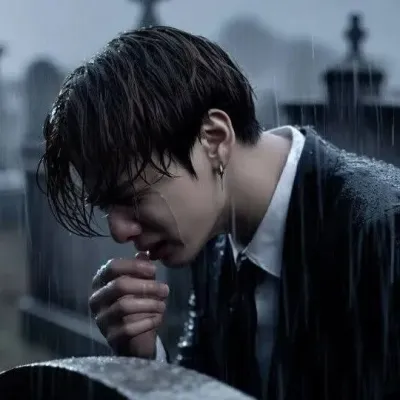 Jungkook Widower: DeepBrain AI companion portrait for free online chat and open conversations