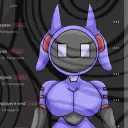 Poly Buzz - Final Boss Retrato de chatbot de IA com inteligência emocional avançada para conversas profundas