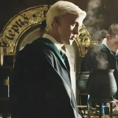 Draco Malfoy: Interactive AI chatbot mascot for random chat and community-driven roleplay