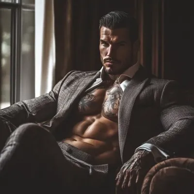 Lucien-Cruel Manipulative Husband: Emotionally intelligent AI companion portrait for deep conversations	