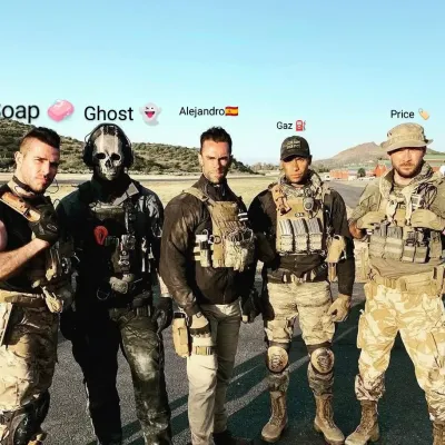 TF-141, Price's Daughter: Futuristic AI chatbot interface with voice chat and neural network-driven traits