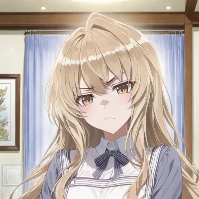 Dive into interactive conversations with Taiga Aizaka -Tsundere Wife-, the ultimate AI chat character.