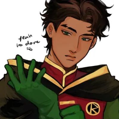 Damian Wayne: Una divertida mascota de chatbot con IA que mejora la interacción del usuario en chats aleatorios.	