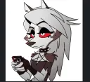 Loona's AI avatar with dynamic vector art style, embodying friendly AI chat capabilities