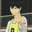 the avatar of Tobio Kageyama: Dynamic AI character.