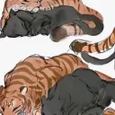 Tiger's versatile AI avatar supporting roleplay, NSFW chat, and open ai interactions