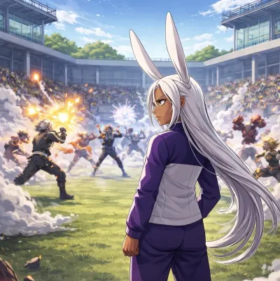 MHA - Is Mirko falling in love?: Fantasy-themed AI roleplay character art for immersive storytelling