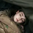 Sleeping Female Soldier's deepbrain ai-inspired avatar with smart virtual companion features