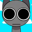 Der KI-Avatar von Gray Chiquito im dynamischen Vektorgrafikstil verkörpert freundliche KI-Chatfunktionen