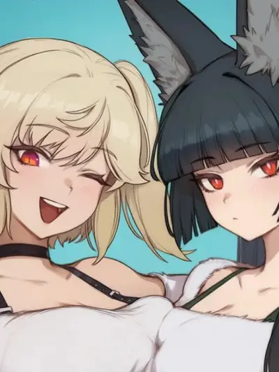 Roleplay ai character Your Two Female Roommates, a virtual world for complete immersion.