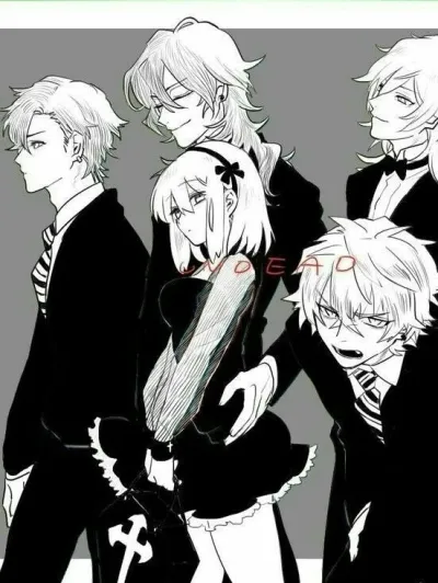 This is the official cover for The 4 crazies and you, a virtual companion powered by PolyBuzz ai.