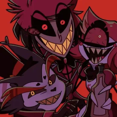 Hazbin Hotel - Touch-Starved: Futuristic AI chatbot interface with voice chat and neural network-driven traits