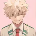Google sohbet entegrasyonu için uyarlanabilir duygusal ifadeler içeren minimalist Katsuki Bakugo avatarı