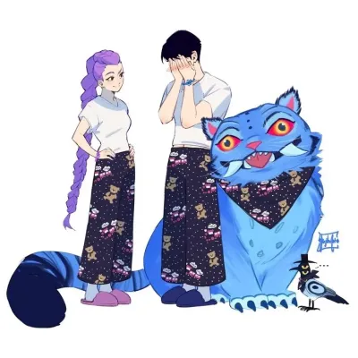 Get lost in an enchanting anime ai chat experience with Rumi x Jinu.