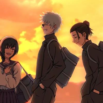 Satoru Gojo - Suguru Geto and Riko: Engage in ai conversation with this charming AI character, featuring soulgen and ifreechat capabilities for free chat now.	