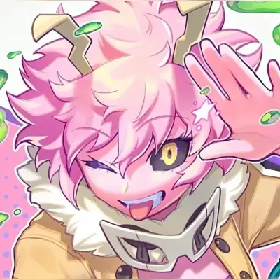 MHA - Mina's Boyfriend: Futuristic AI chatbot interface with voice chat and neural network-driven traits