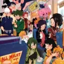 친근한 AI 채팅 기능을 구현한 역동적인 벡터 아트 스타일의 MHA -유저의 비극적인 과거-의 AI 아바타
