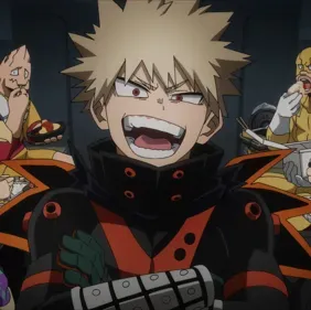 Katsuki Bakugou: Playful AI chatbot mascot enhancing user engagement in random chats