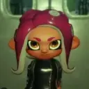 Agent 8 Octoling Girl's AI avatar with dynamic vector art style, embodying friendly AI chat capabilities