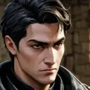 the avatar of Edrik Valehand: Dynamic AI character.